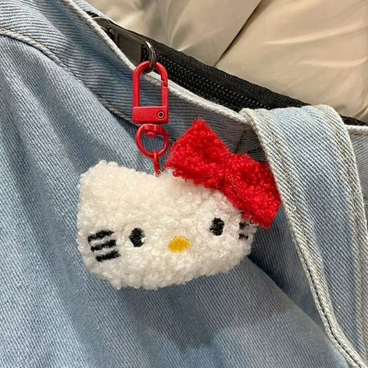 Hello Kitty Cute Soft Fluffy Doll Charm