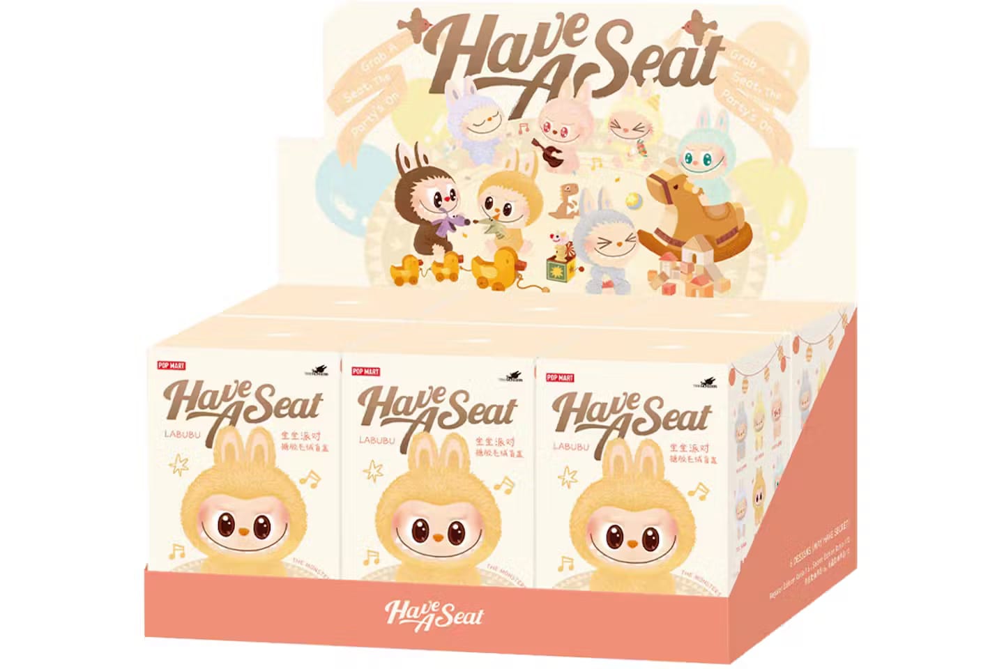 Pop Mart Labubu The Monsters Have a Seat Vinyl Plush Sealed Case - 100% Authentic - Ready Stock