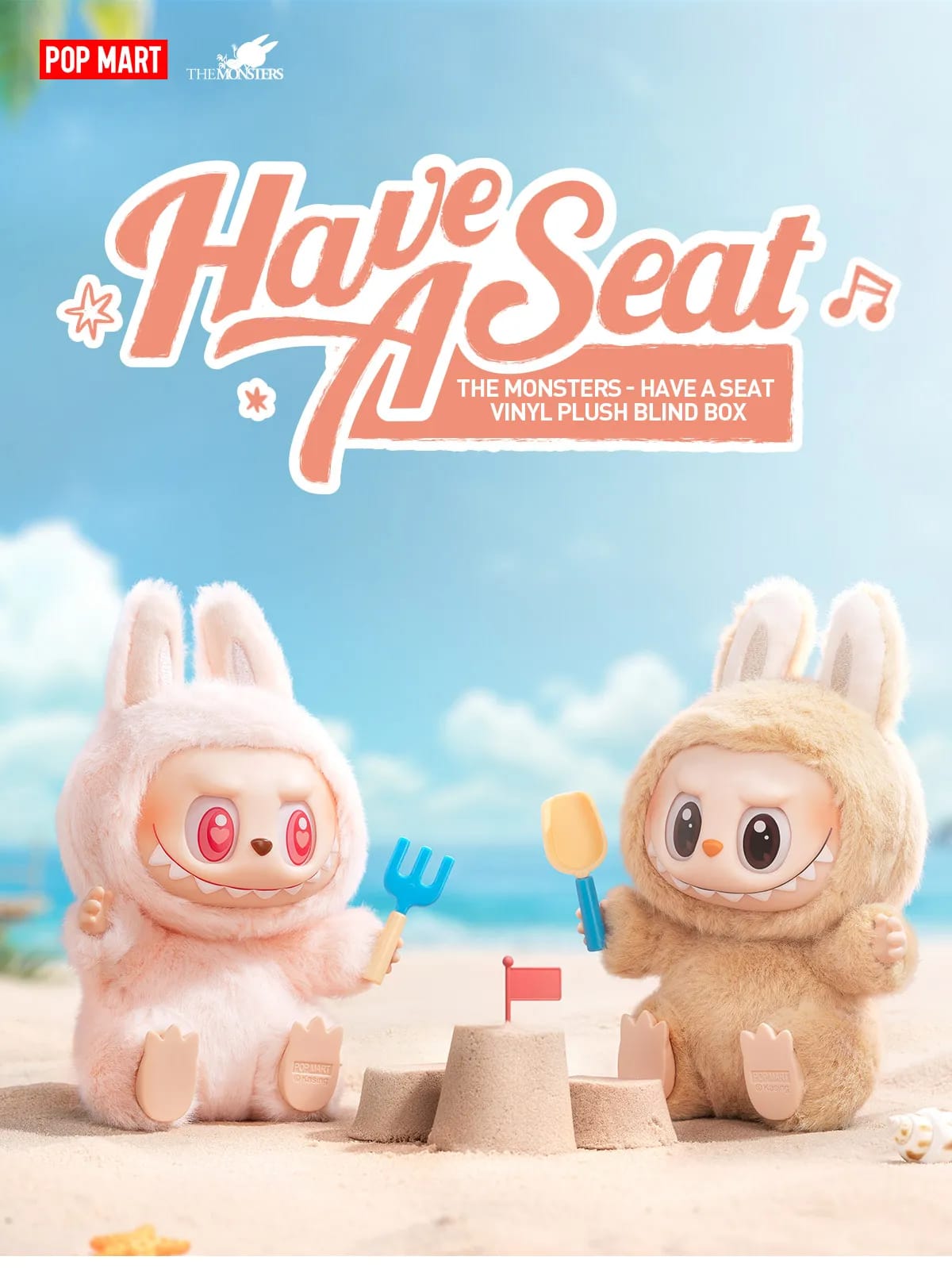 Pop Mart Labubu The Monsters Have a Seat Vinyl Plush Sealed Case - 100% Authentic - Ready Stock
