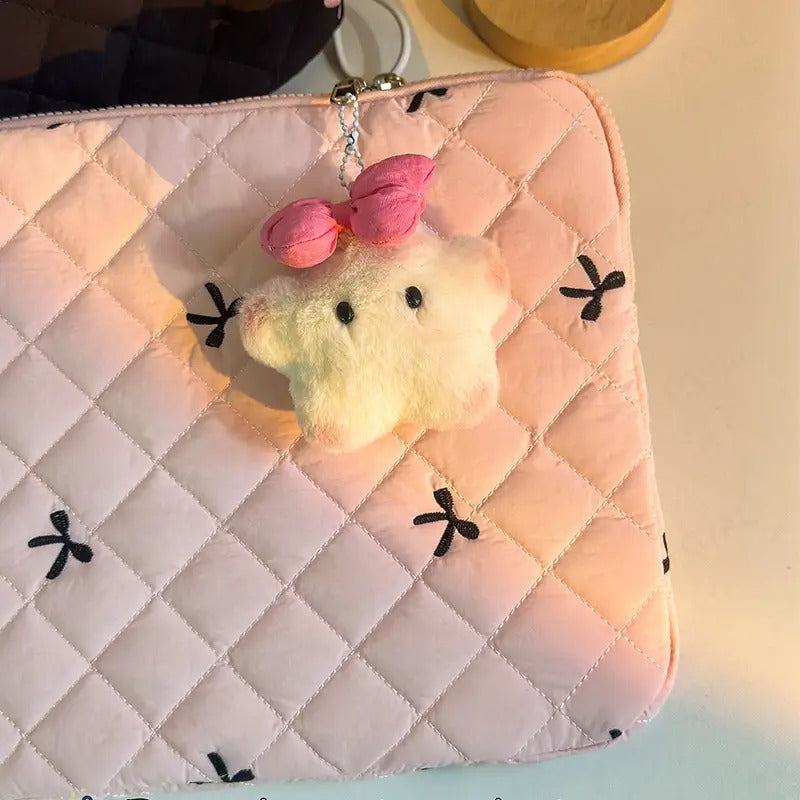 Coquette Bow Tie Puffy Laptop Case - 39*29cm (No keychain)