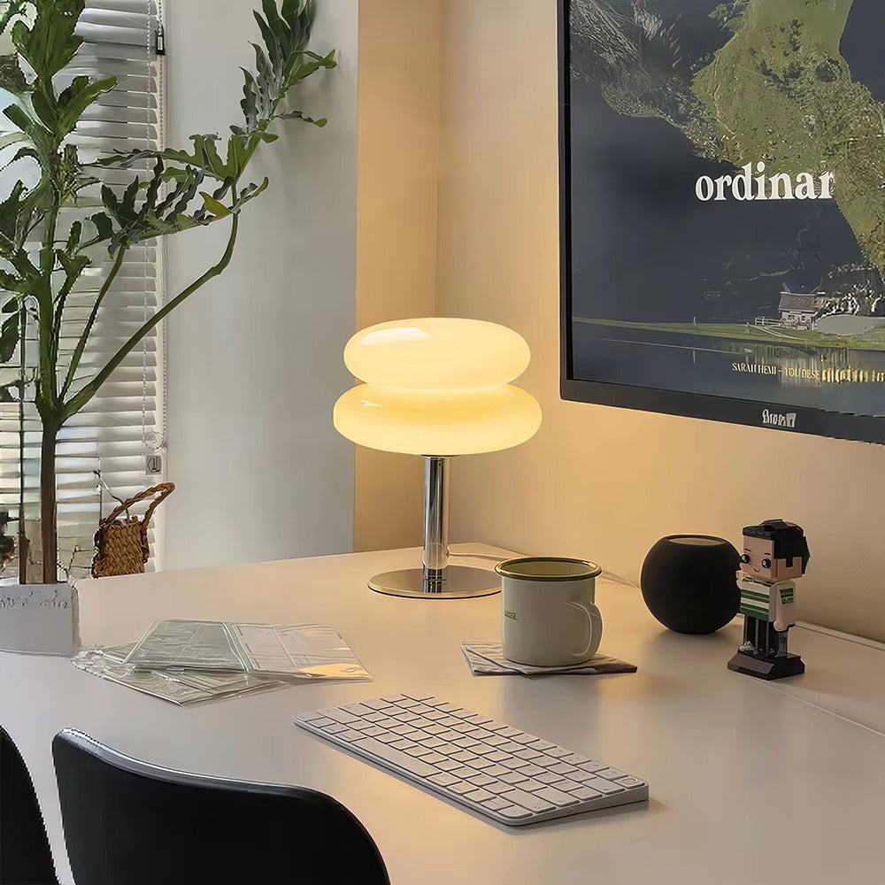 Korean Nordic Macaron Glass Table Lamp - Classic