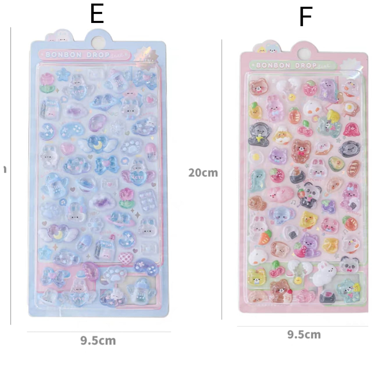 Bonbon Drop Puffy Stickers