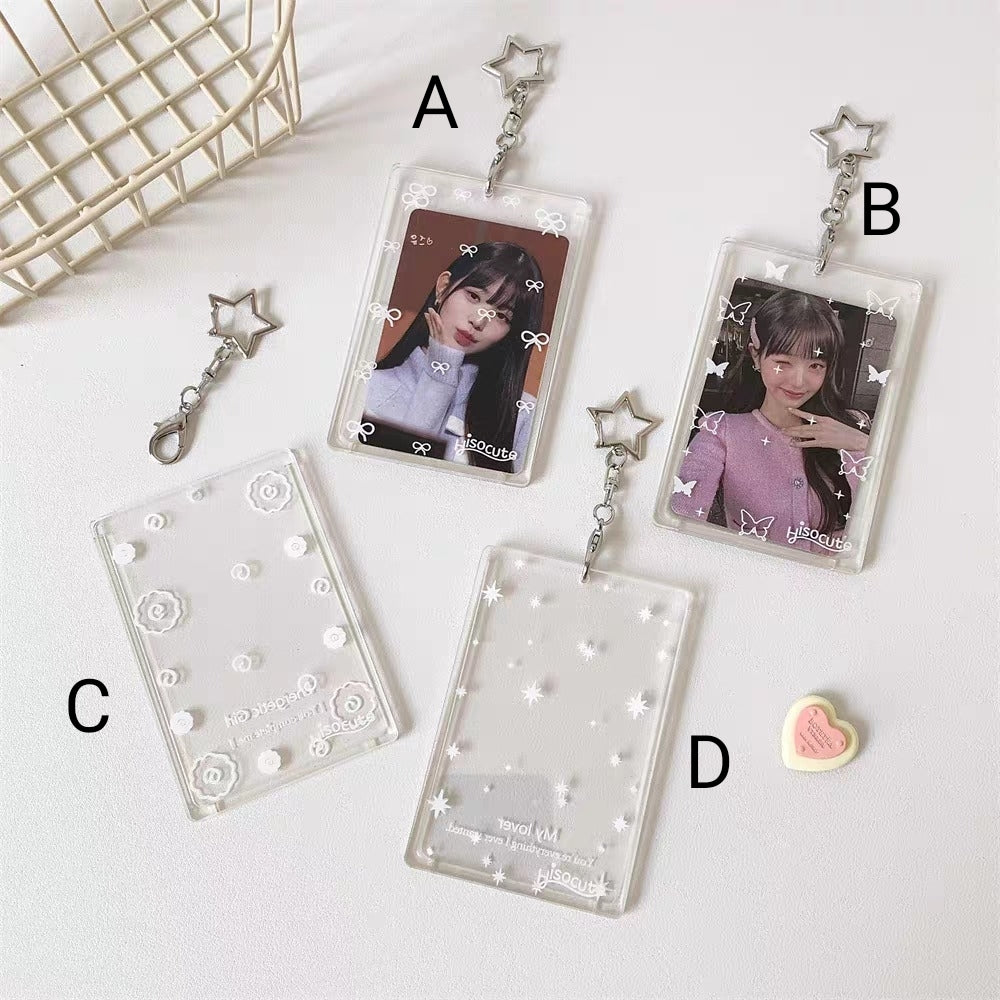 Kpop Transparent Photo Card Holder