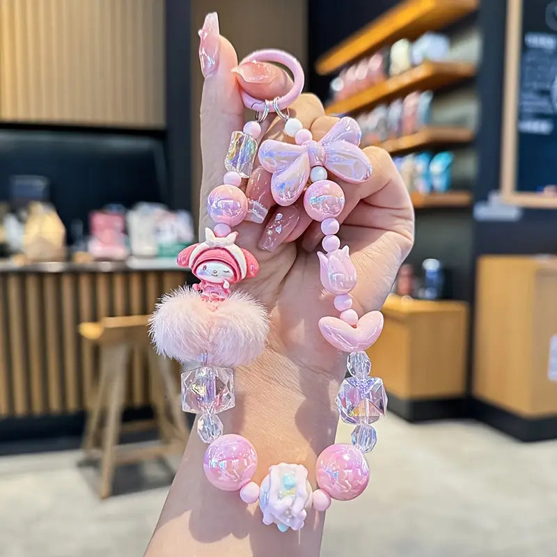 Sanrio Holographic Charm Phone Lanyard/Keychain