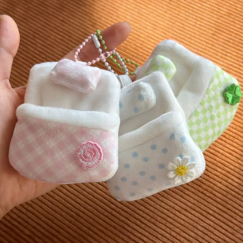 Cute Mini Sleeping Bag Pendant Keychain