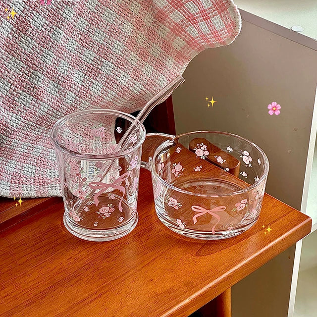 Pinterest Bowknot/Conquette Premium Glassware Set