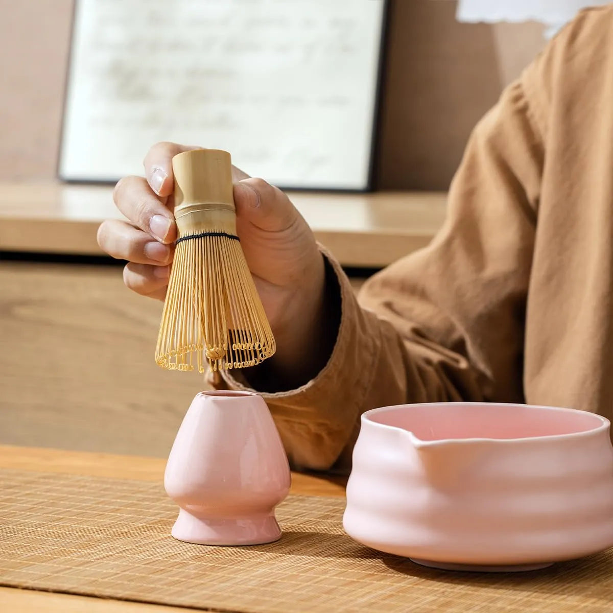 Smooth Finish Japanese Matcha Gift Bowl Set