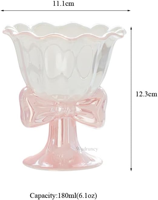 Creative Bow Ice Cream Mug - Pink