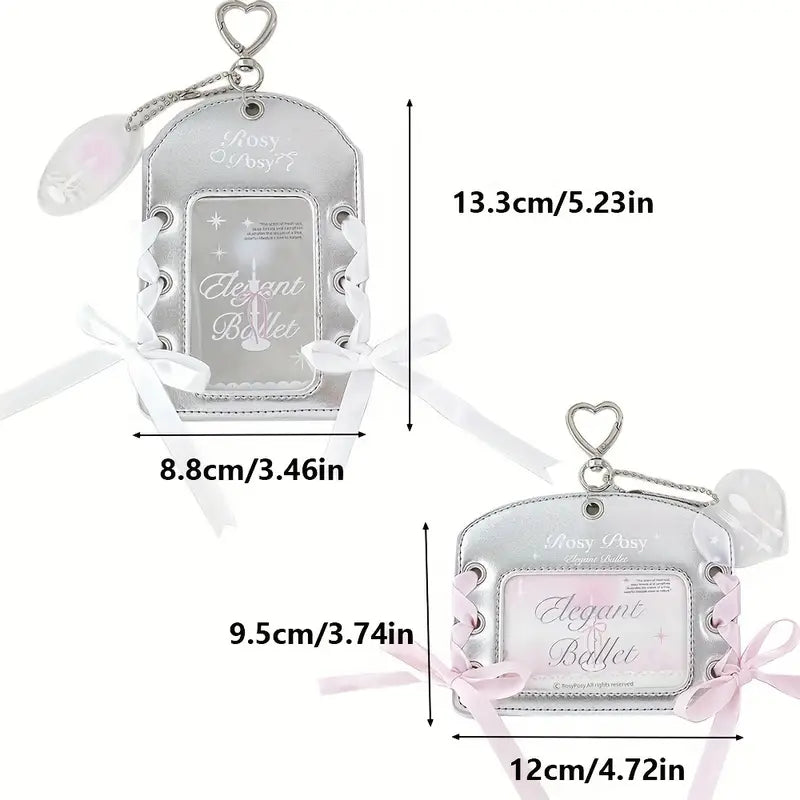 Rosyposy PU Leather Photo Card/ID Card Holder