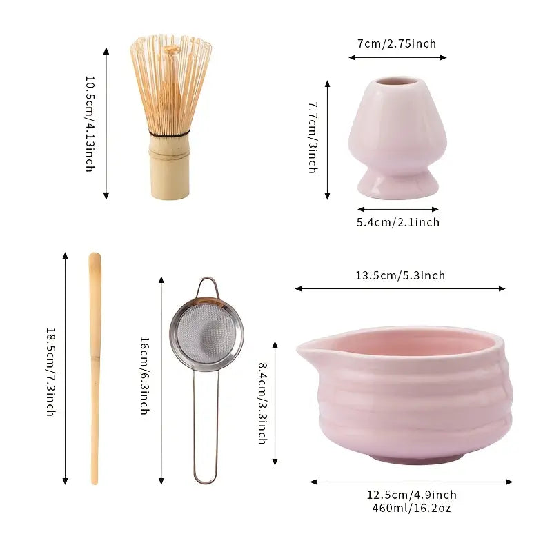 Smooth Finish Japanese Matcha Gift Bowl Set
