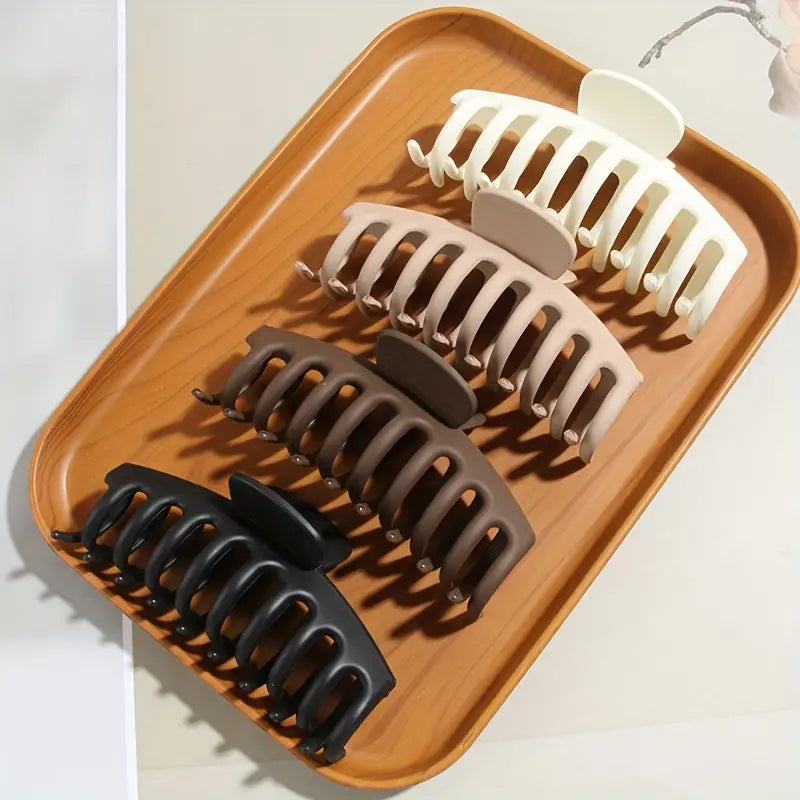Korean Matte Claw Clip - Set of 3