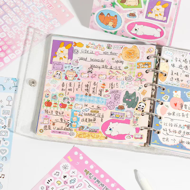 Korean Style Journal Sticker Book
