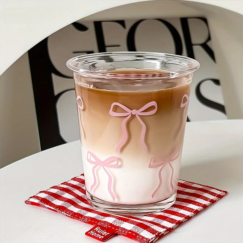 Latte Pink Coquette Tumbler with Pink Straw