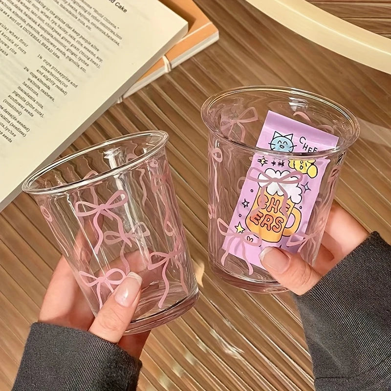 Latte Pink Coquette Tumbler with Pink Straw