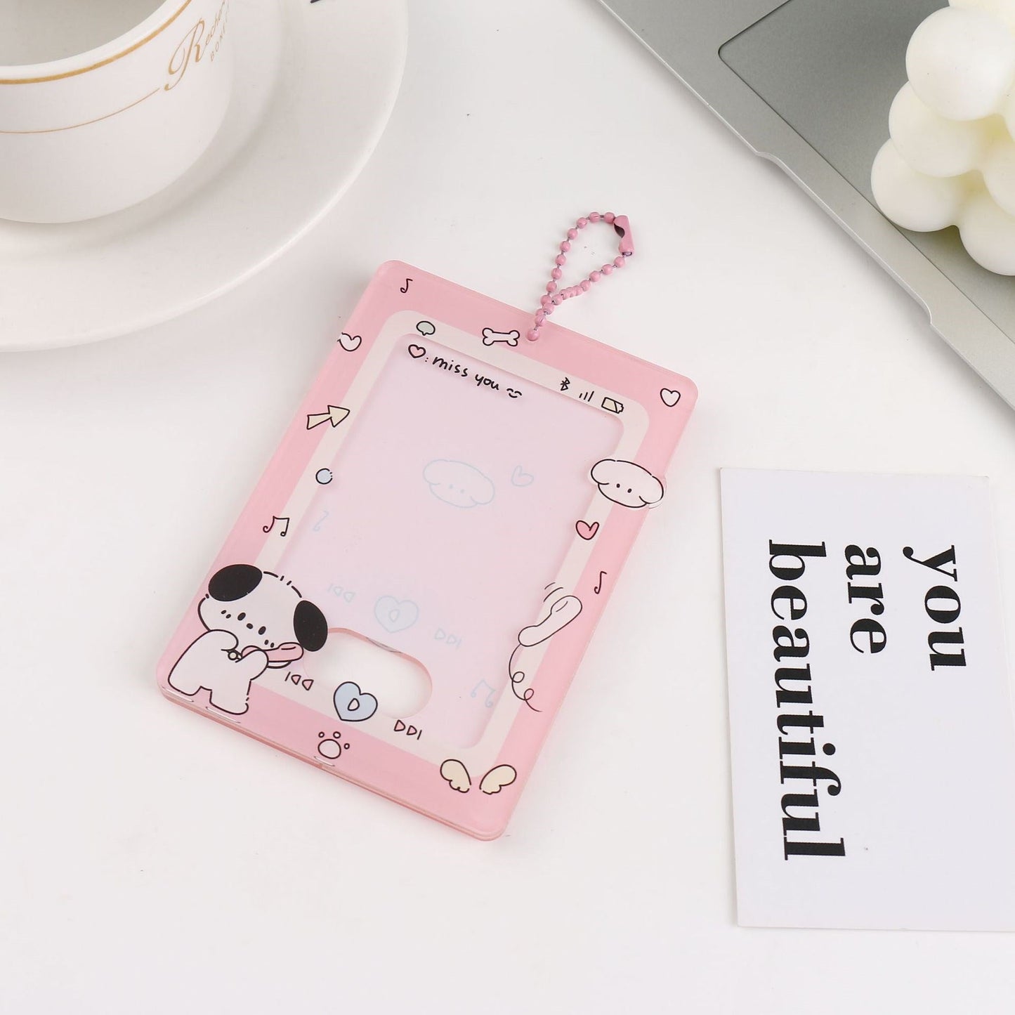 Kawaii Acrylic Photo Card Holder - Premium Quality