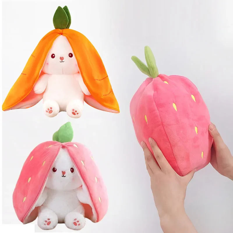 Kawaii Strawberry Bunny Plush Toy - Small