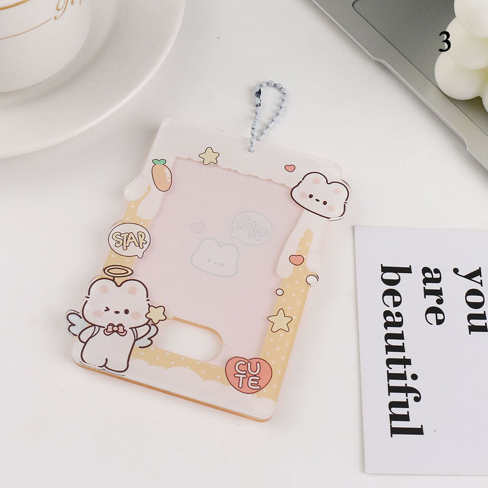 Kawaii Acrylic Photo Card Holder - Premium Quality