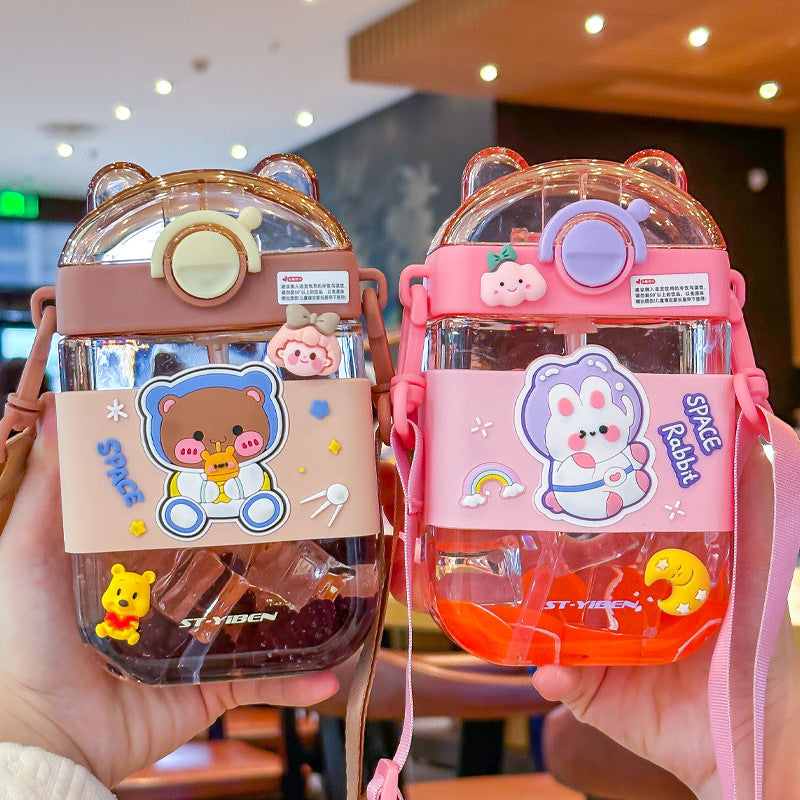 Kawaii Handy Sipper Bottle with Sling