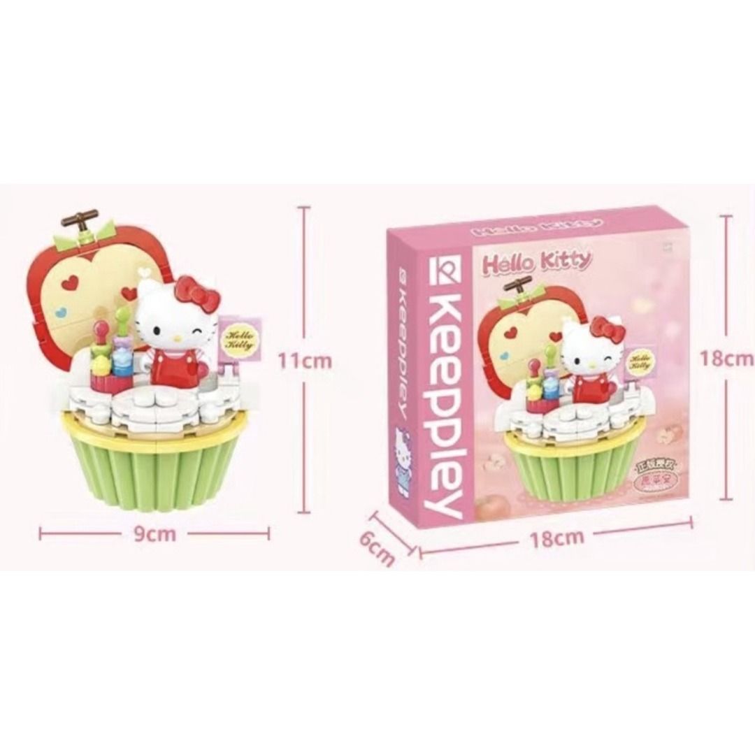 Sanrio Building Blocks Figurine - Cup Cake Series - Official