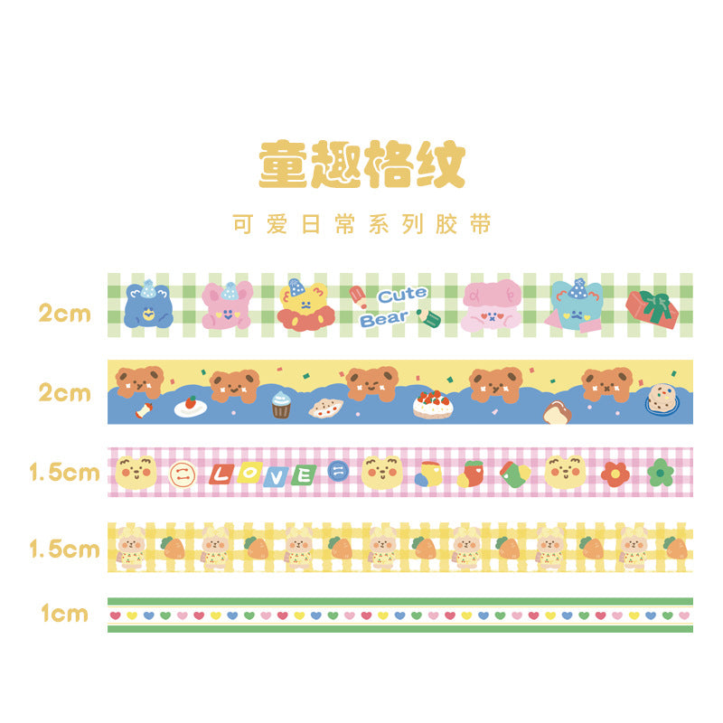 Kawaii Cartoon Tape Stickers