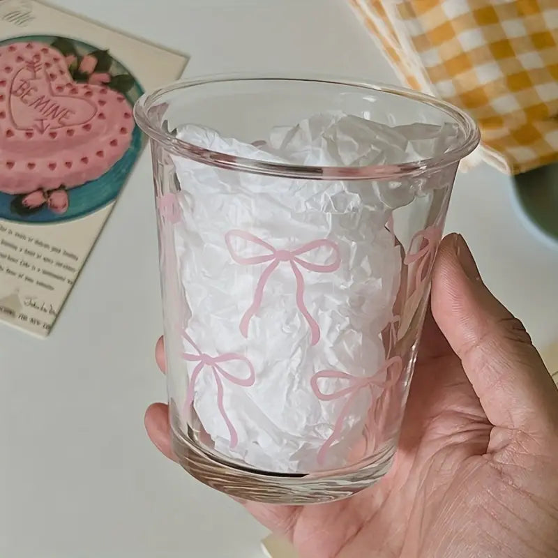 Latte Pink Coquette Tumbler with Pink Straw