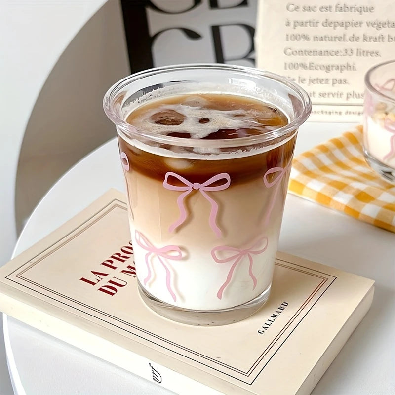 Latte Pink Coquette Tumbler with Pink Straw