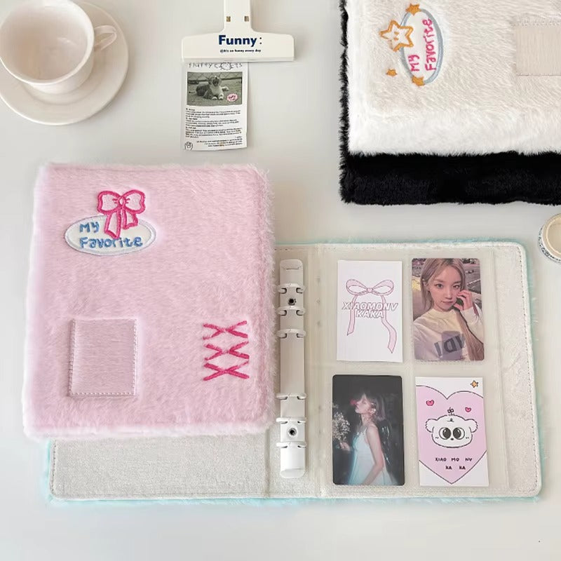 Coquette Furry Photo Card Binder