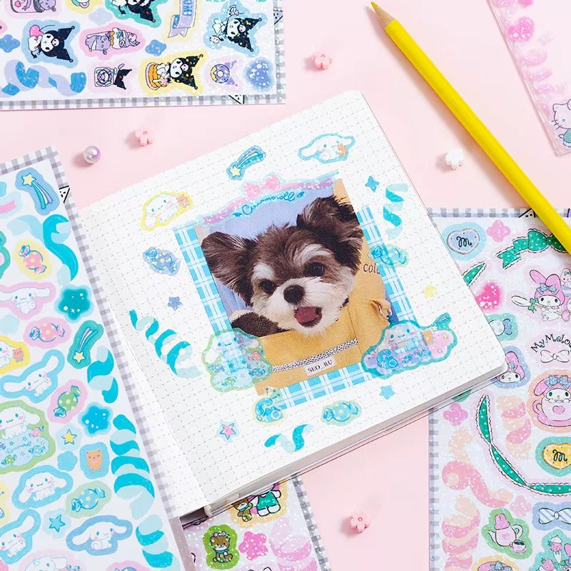 Sanrio Glittery Deco Stickers