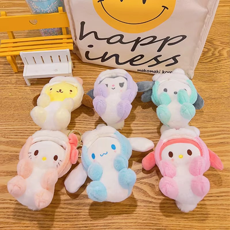 Sanrio Soft Bunny Plush Keychain