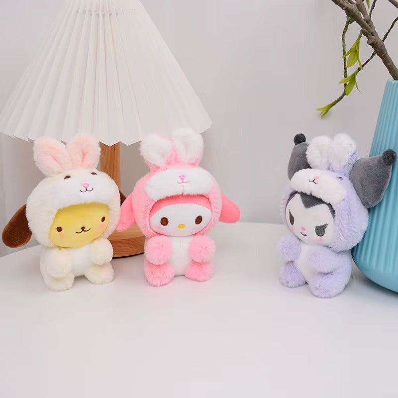 Sanrio Soft Bunny Plush Keychain