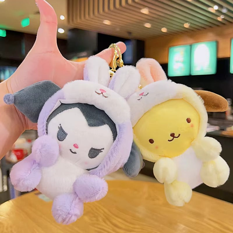 Sanrio Soft Bunny Plush Keychain