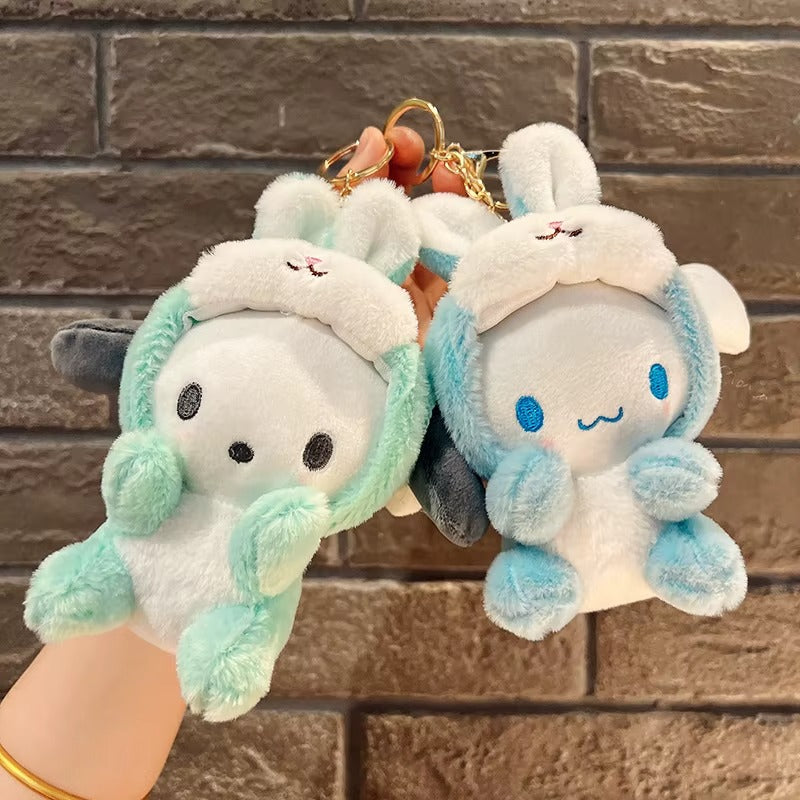 Sanrio Soft Bunny Plush Keychain