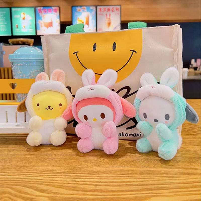 Sanrio Soft Bunny Plush Keychain