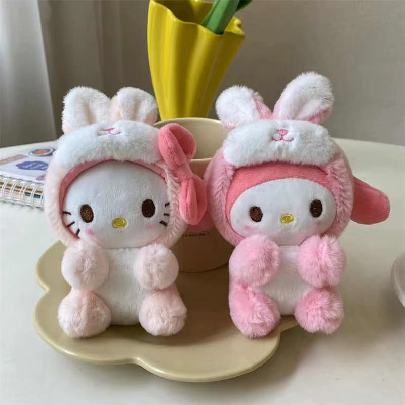 Sanrio Soft Bunny Plush Keychain