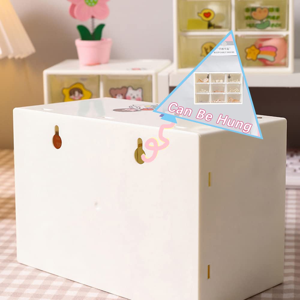 Kawaii Mini Drawer Organizer - White