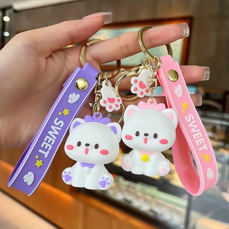 Kawaii Kitty Keychain