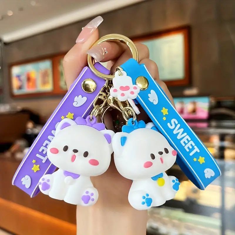 Kawaii Kitty Keychain