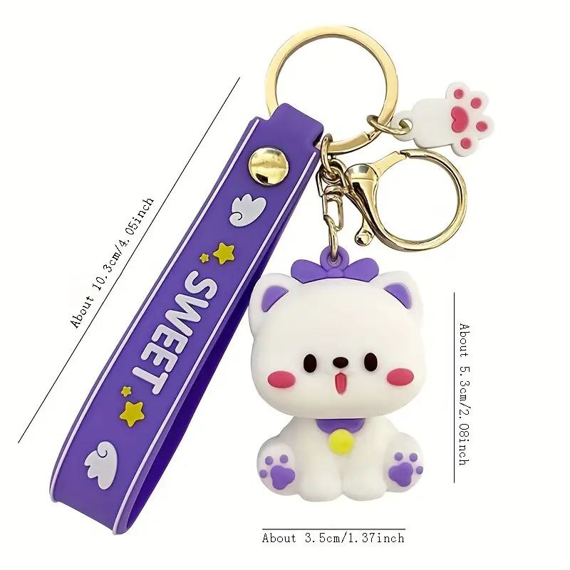 Kawaii Kitty Keychain