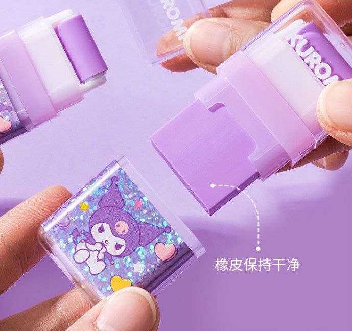 Sanrio Roller and Character Eraser Set
