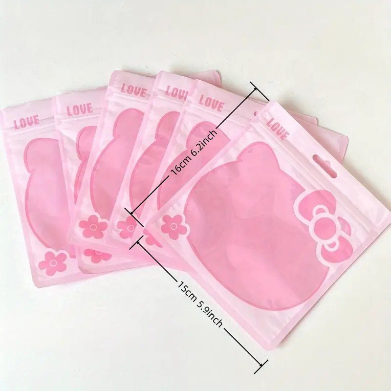 Hello Kitty Theme Zip Lock Storage Bag - Set Of 2