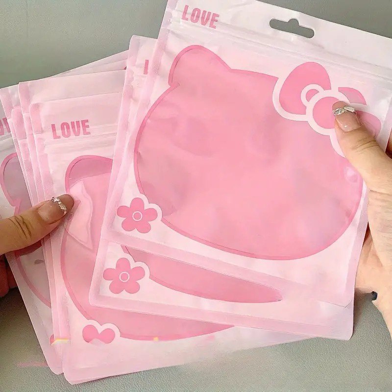 Hello Kitty Theme Zip Lock Storage Bag - Set Of 2