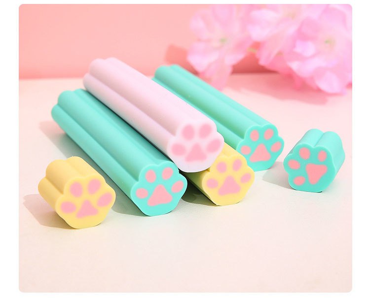 Paw Shape Long Eraser
