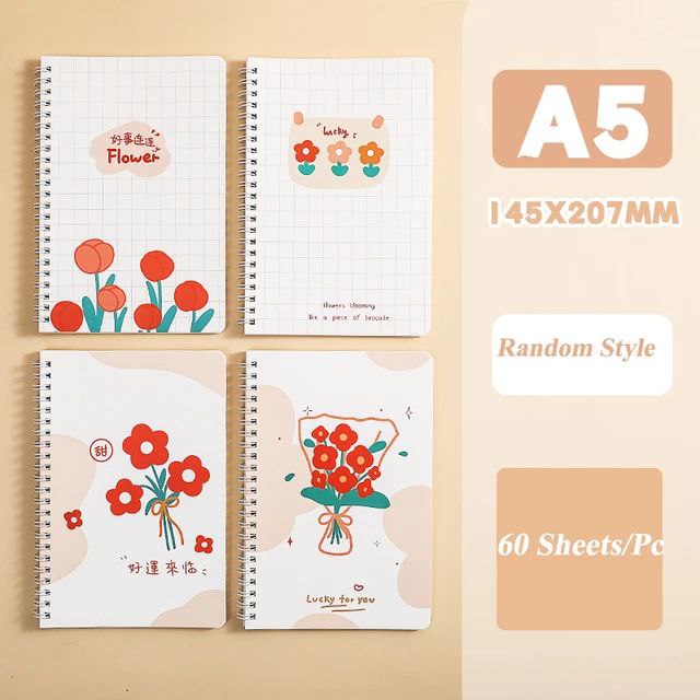 Tulip/Floral Notebook Sets