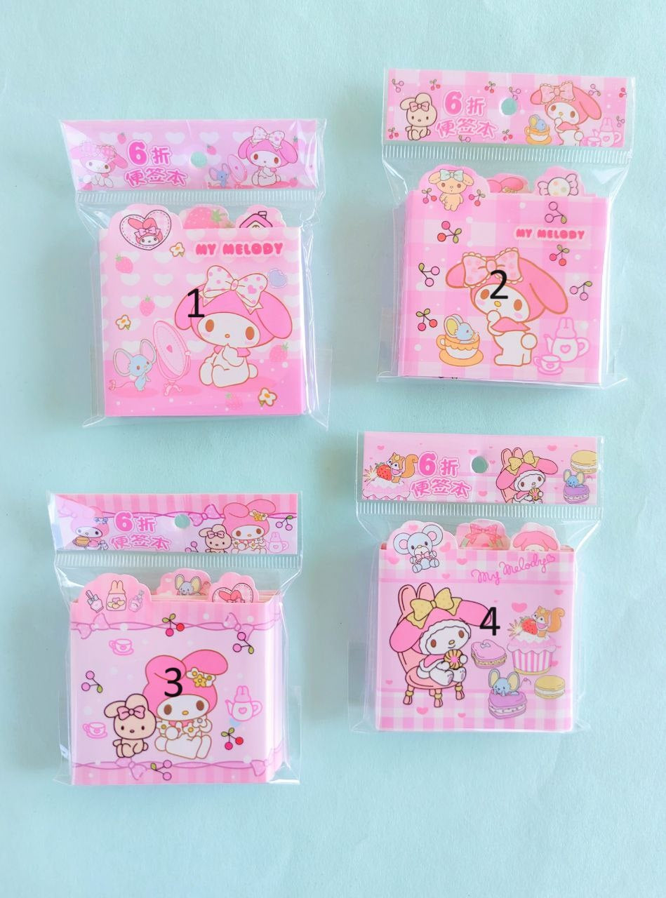 MyMelody Foldable Memo Pad