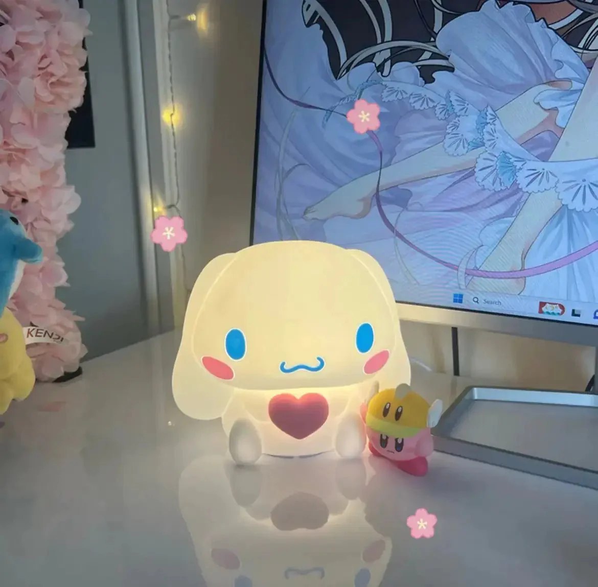 Cinnamoroll Night Light with Soft Touch Silicone - 1200mAh