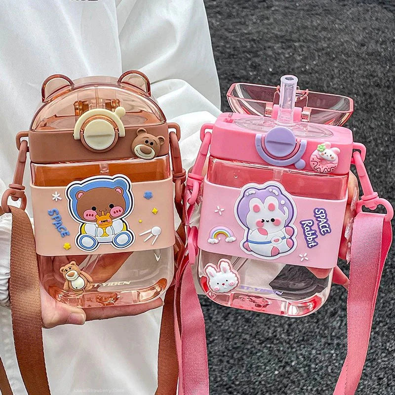 Kawaii Handy Sipper Bottle with Sling