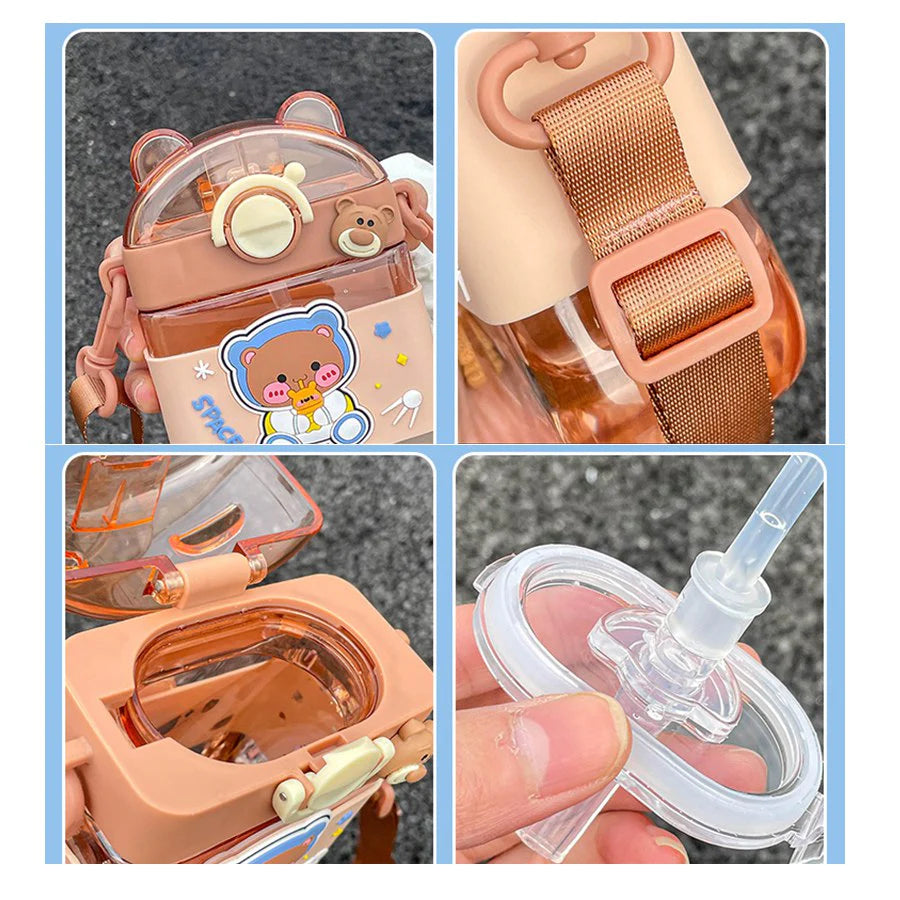 Kawaii Handy Sipper Bottle with Sling