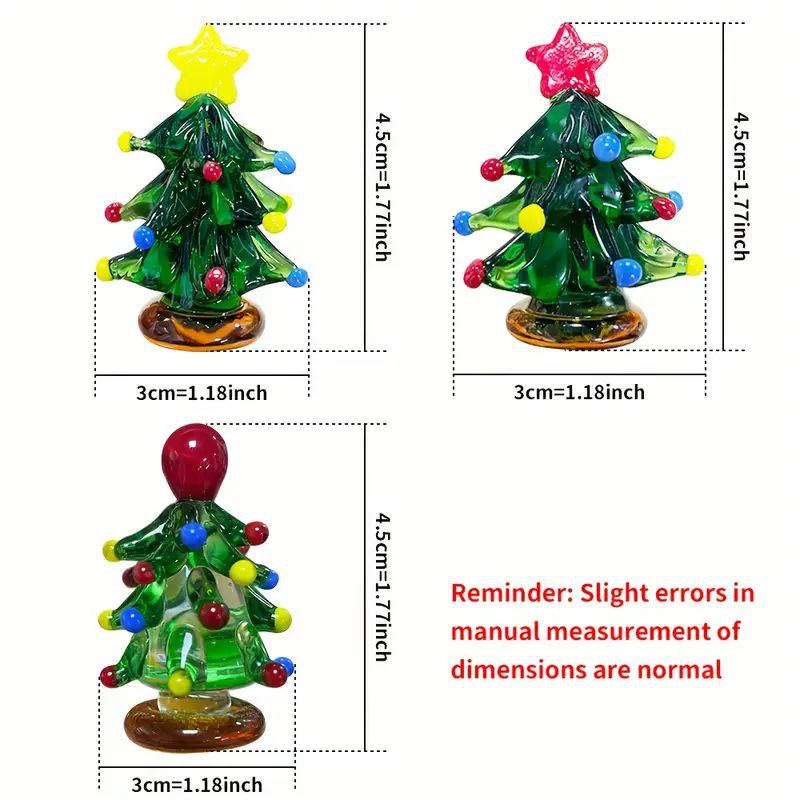 Christmas Tree Glass Miniature
