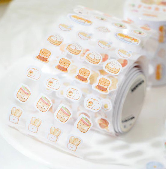 Kawaii Small Elements Food Series Washi Sticker Tape