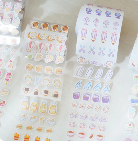 Kawaii Small Elements Food Series Washi Sticker Tape